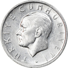 Coin, Turkey, Lira, 1982, AU(55-58), Aluminum, KM:990