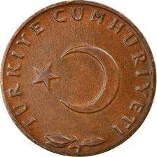 Coin, Turkey, 5 Kurus, 1966, EF(40-45), Bronze, KM:890.1