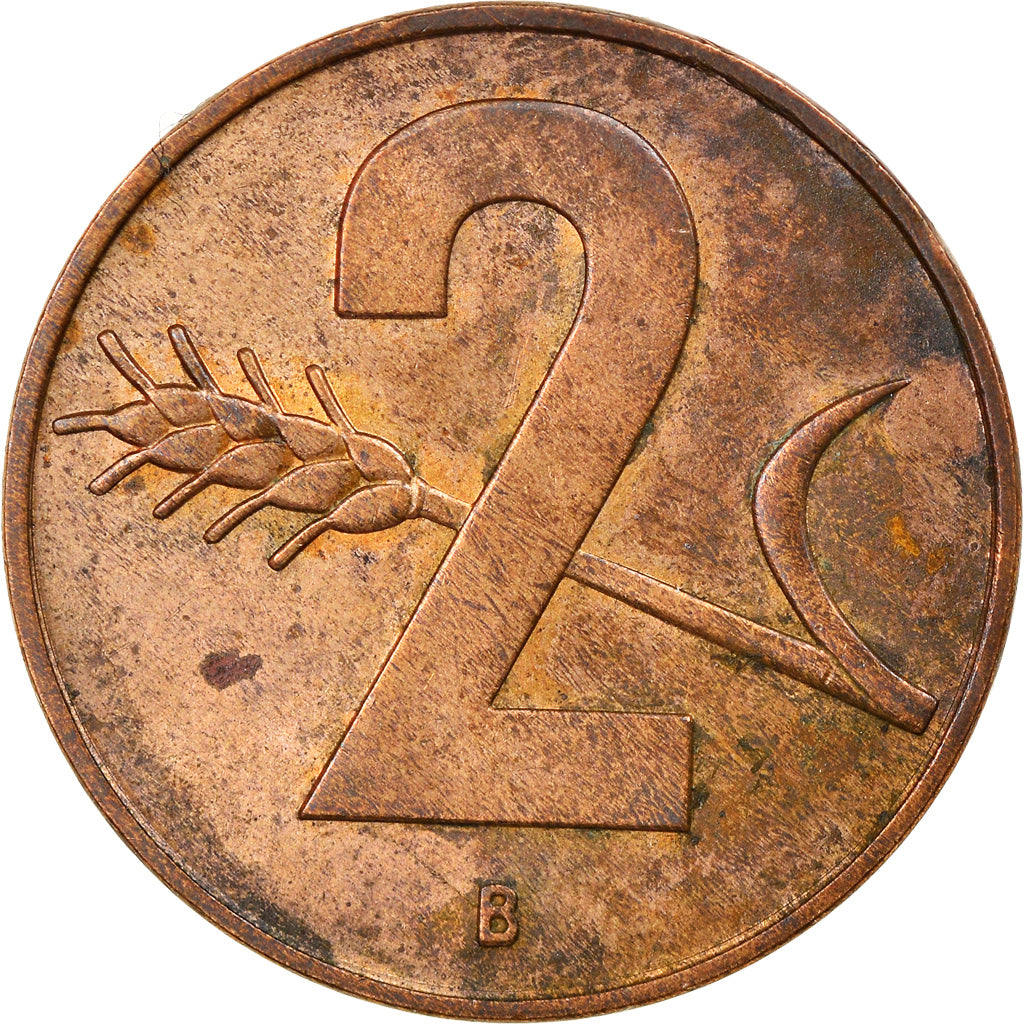 Monnaie, Suisse, 2 Rappen, 1957, Bern, TB+, Bronze, KM:47