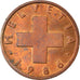 Coin, Switzerland, Rappen, 1986, Bern, EF(40-45), Bronze, KM:46