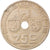 Moeda, Bélgica, 25 Centimes, 1938, EF(40-45), Níquel-Latão, KM:115.1