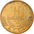 Moneda, Costa Rica, 10 Colones, 1995, MBC, Latón chapado en acero, KM:228