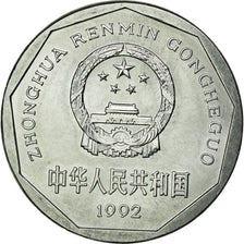 Coin, CHINA, PEOPLE'S REPUBLIC, Jiao, 1992, AU(55-58), Aluminum, KM:335