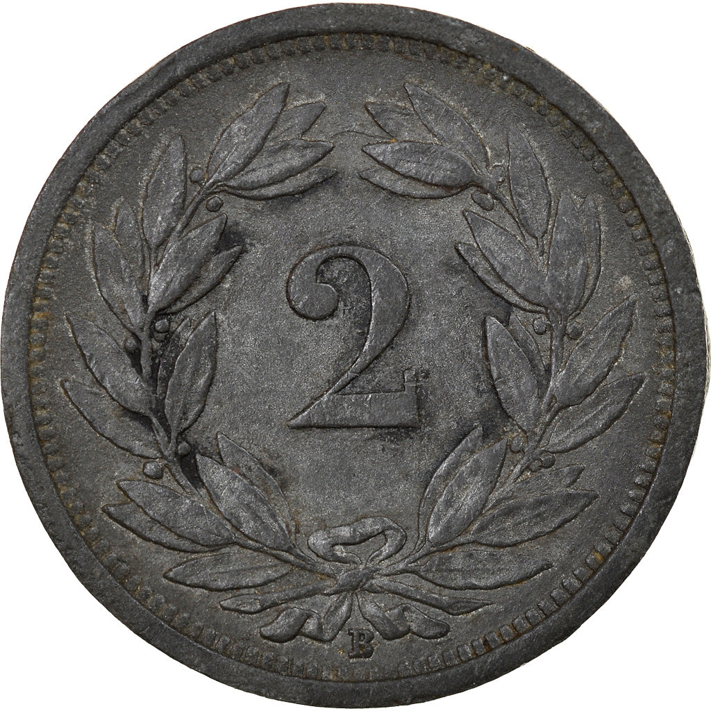 Monnaie, Suisse, 2 Rappen, 1943, Bern, TTB, Zinc, KM:4.2b