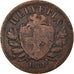 Monnaie, Suisse, 2 Rappen, 1851, Paris, B+, Bronze, KM:4.1