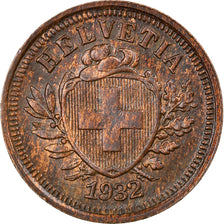 Moneda, Suiza, Rappen, 1932, Bern, MBC+, Bronce, KM:3.2