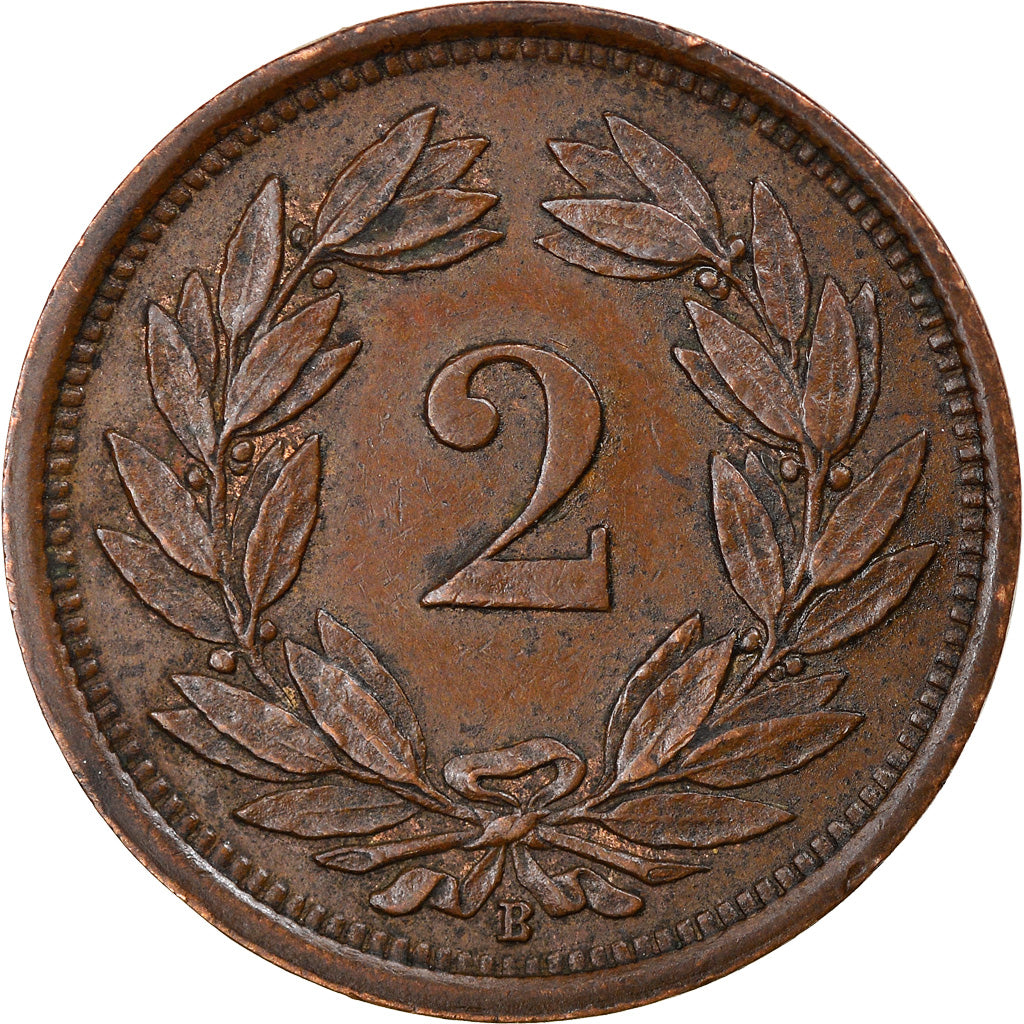 Coin, Switzerland, 2 Rappen, 1932, Bern, EF(40-45), Bronze, KM:4.2a