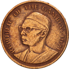 GAMBIA, THE, 5 Bututs, 1971, SS+, Bronze, KM:9