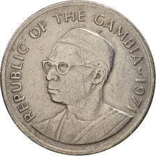 GAMBIA, THE, 25 Bututs, 1971, AU(50-53), Copper-nickel, KM:11