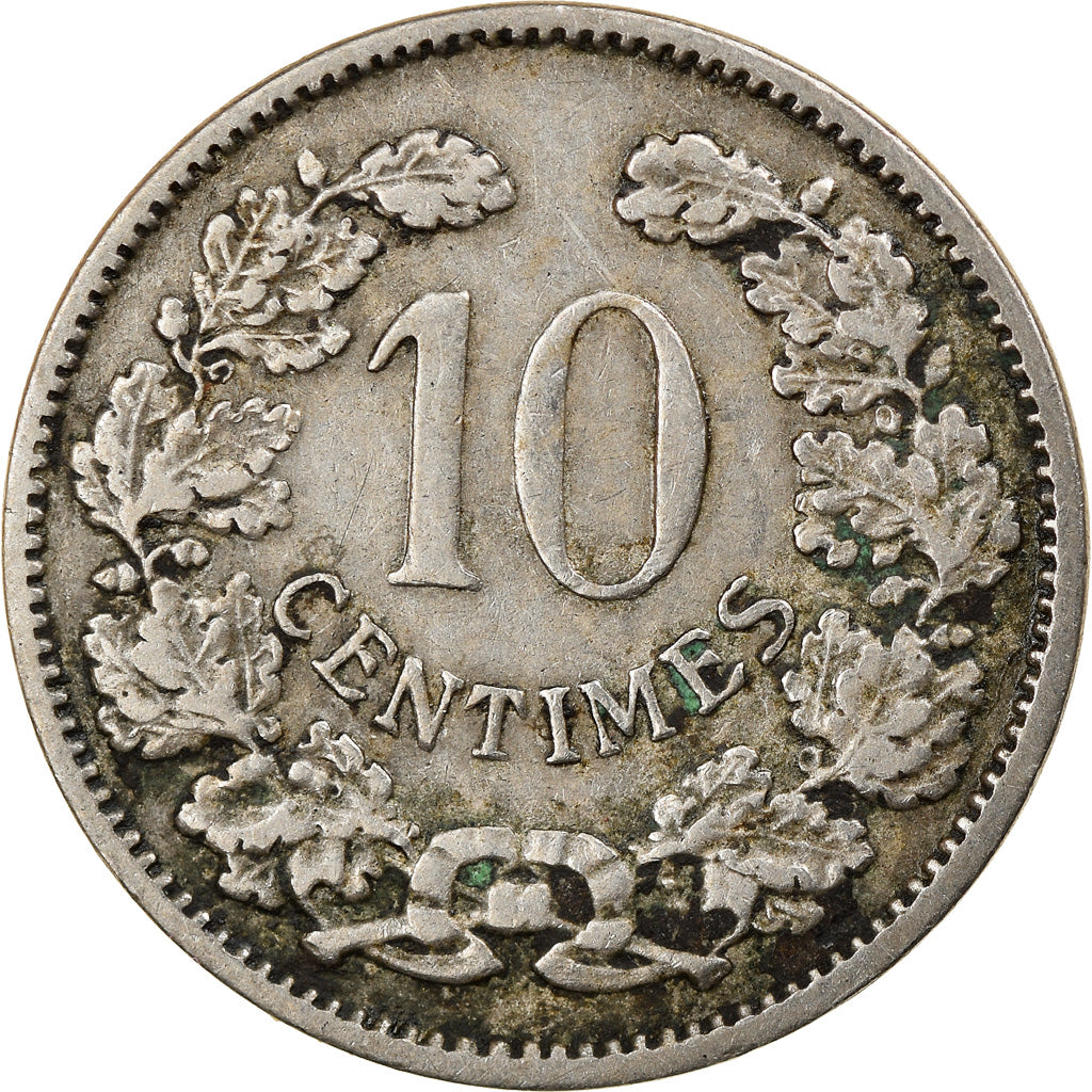 Coin, Luxembourg, Adolphe, 10 Centimes, 1901, EF(40-45), Copper-nickel, KM:25