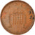 Moneda, Gran Bretaña, Elizabeth II, New Penny, 1971, MBC, Bronce, KM:915