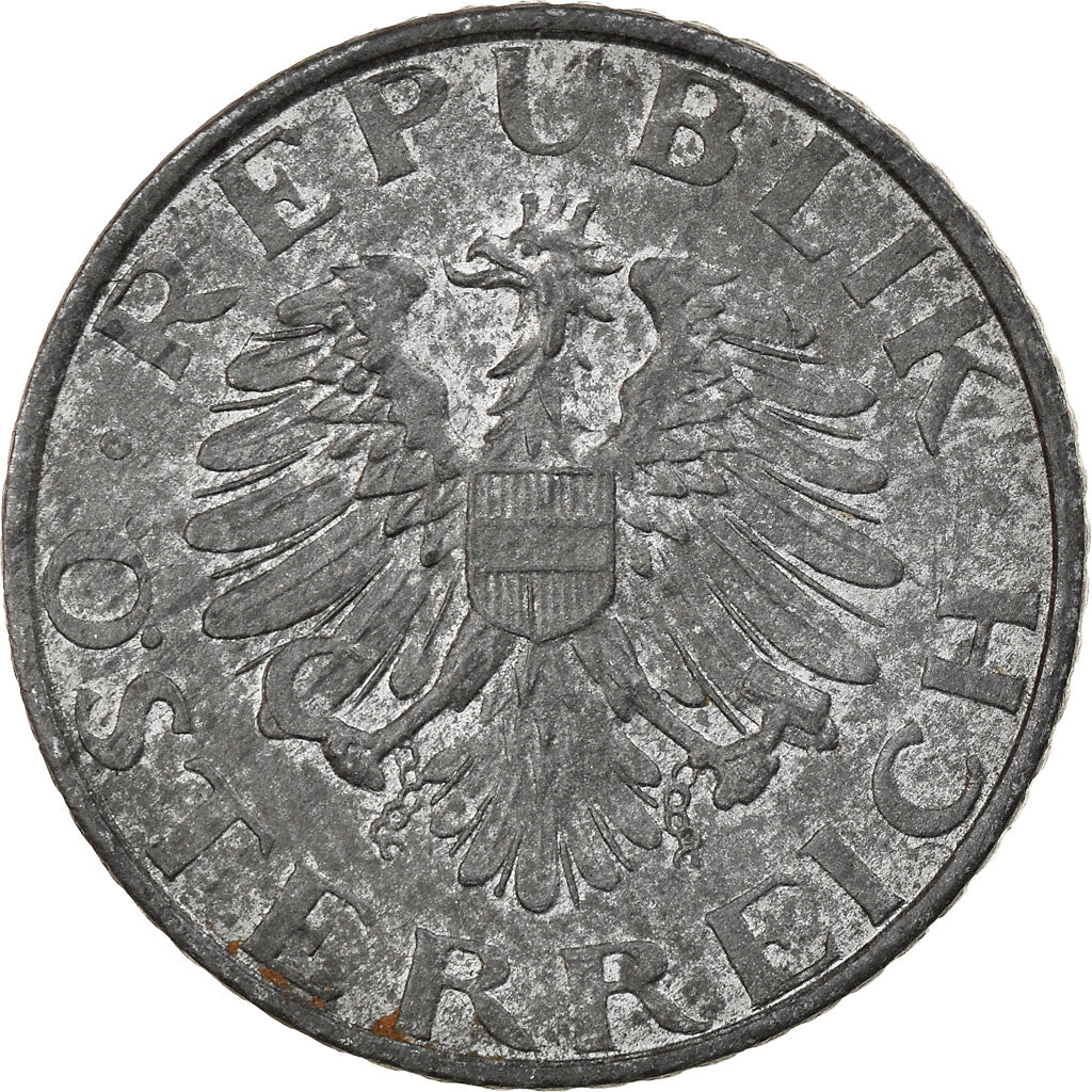 Coin, Austria, 5 Groschen, 1961, EF(40-45), Zinc, KM:2875