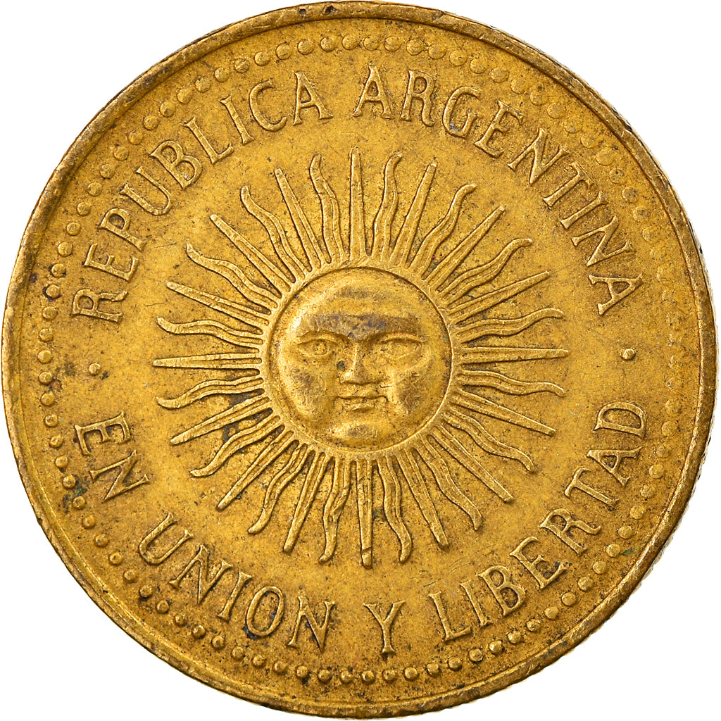Coin, Argentina, 5 Centavos, 1992, EF(40-45), Aluminum-Bronze, KM:109