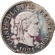Moneta, Svizzera, 10 Rappen, 1921, Bern, MB, Rame-nichel, KM:27