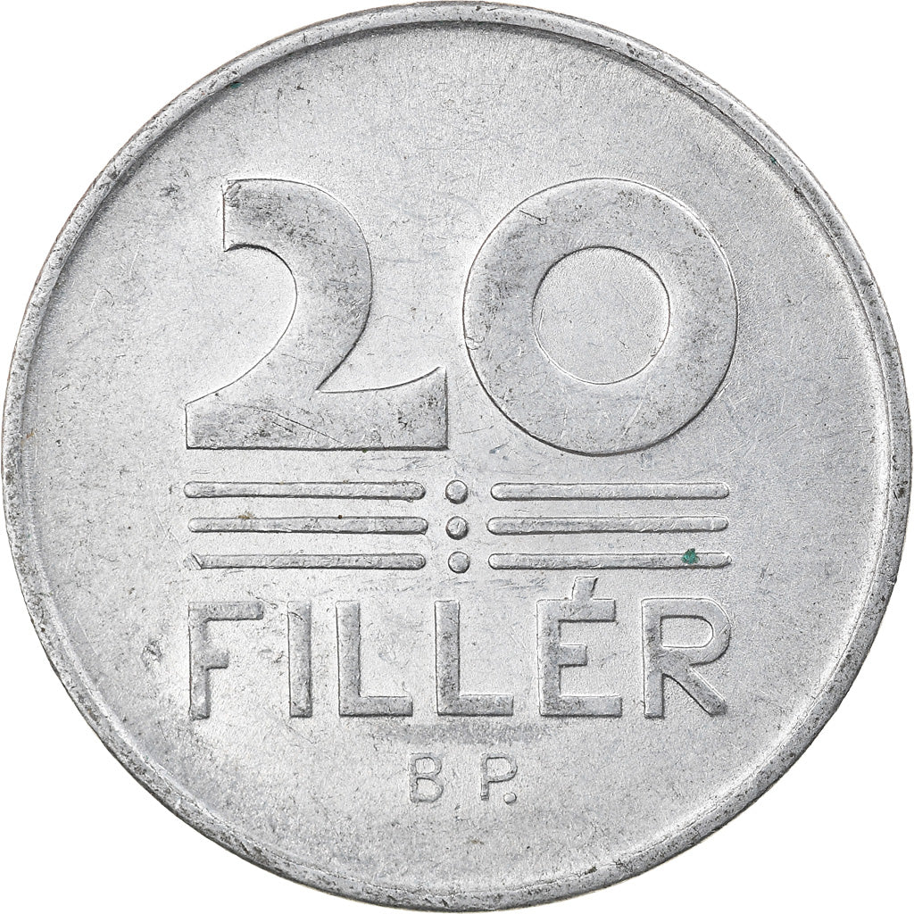 Moneta, Ungheria, 20 Fillér, 1961, Budapest, BB, Alluminio, KM:550
