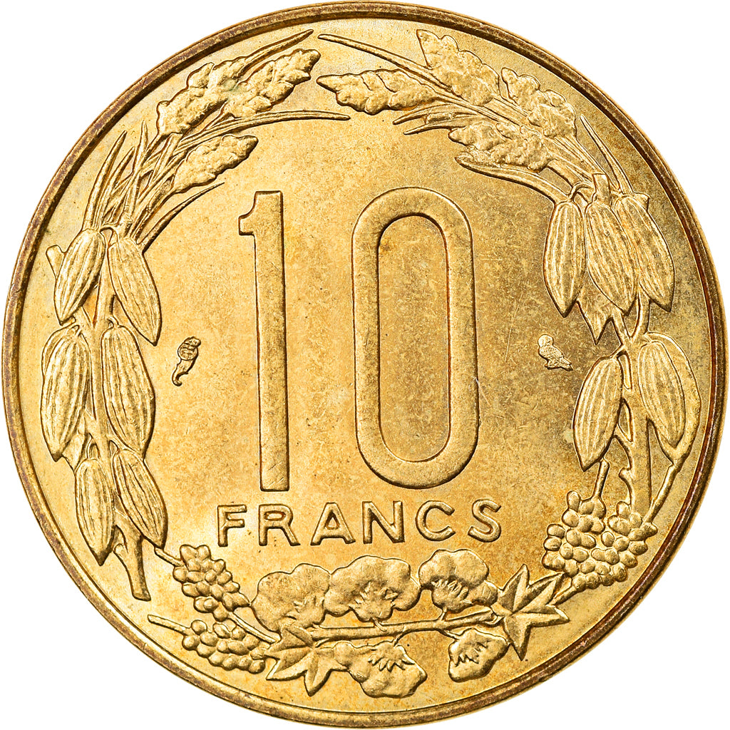 Monnaie, États de l'Afrique centrale, 10 Francs, 1974, Paris, TTB