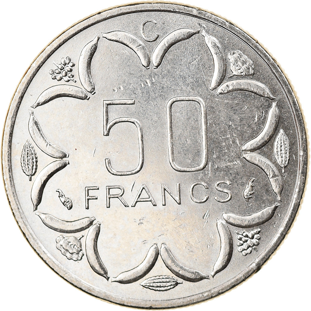 Monnaie, États de l'Afrique centrale, 50 Francs, 1980, Paris, TTB, Nickel