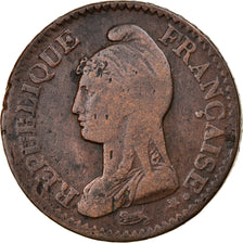 Monnaie, France, Dupré, Decime, AN 8, Metz, TB+, Bronze, Gadoury:187a, KM:644.2