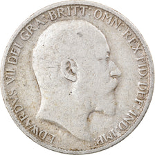 Coin, Great Britain, Edward VII, 6 Pence, 1910, VF(30-35), Silver, KM:799