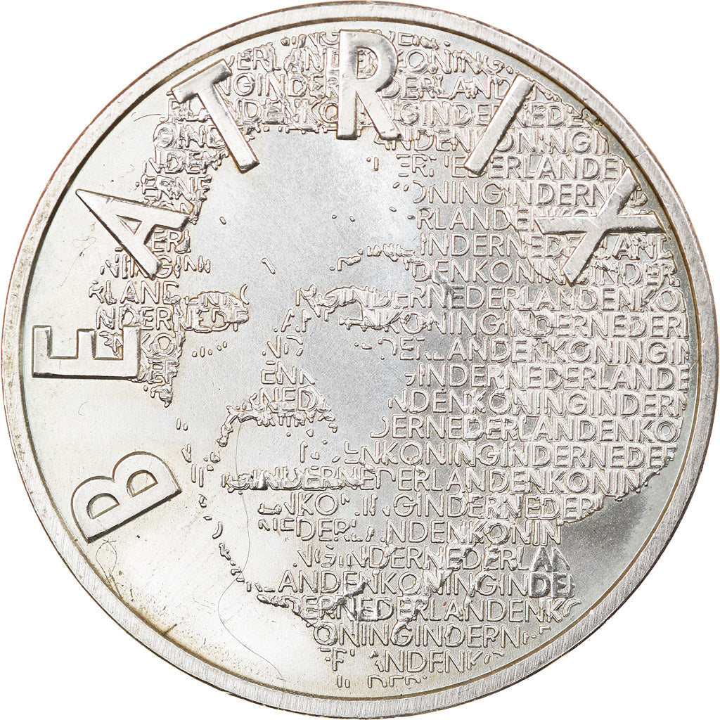 Coin, Netherlands, 5 Euro, 2003, Vincent Van Gogh, AU(50-53), Silver, KM:245
