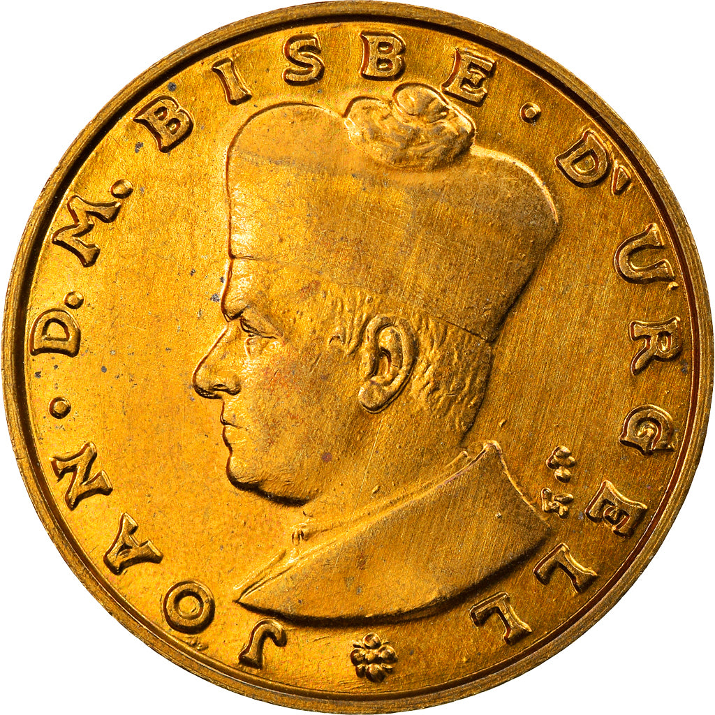 Coin, Andorra, Diner, 1984, AU(55-58), Copper And Zinc, KM:15