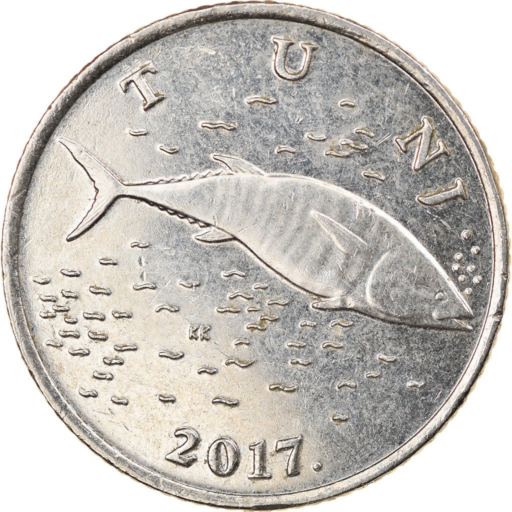 Moneda, Croacia, 2 Kune, 2017, MBC, Cobre - níquel - cinc, KM:New