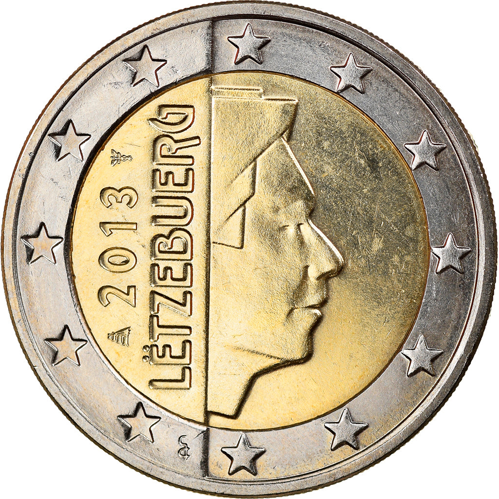 Luxembourg, 2 Euro, 2013, Utrecht, MS(63), Bi-Metallic, KM:New