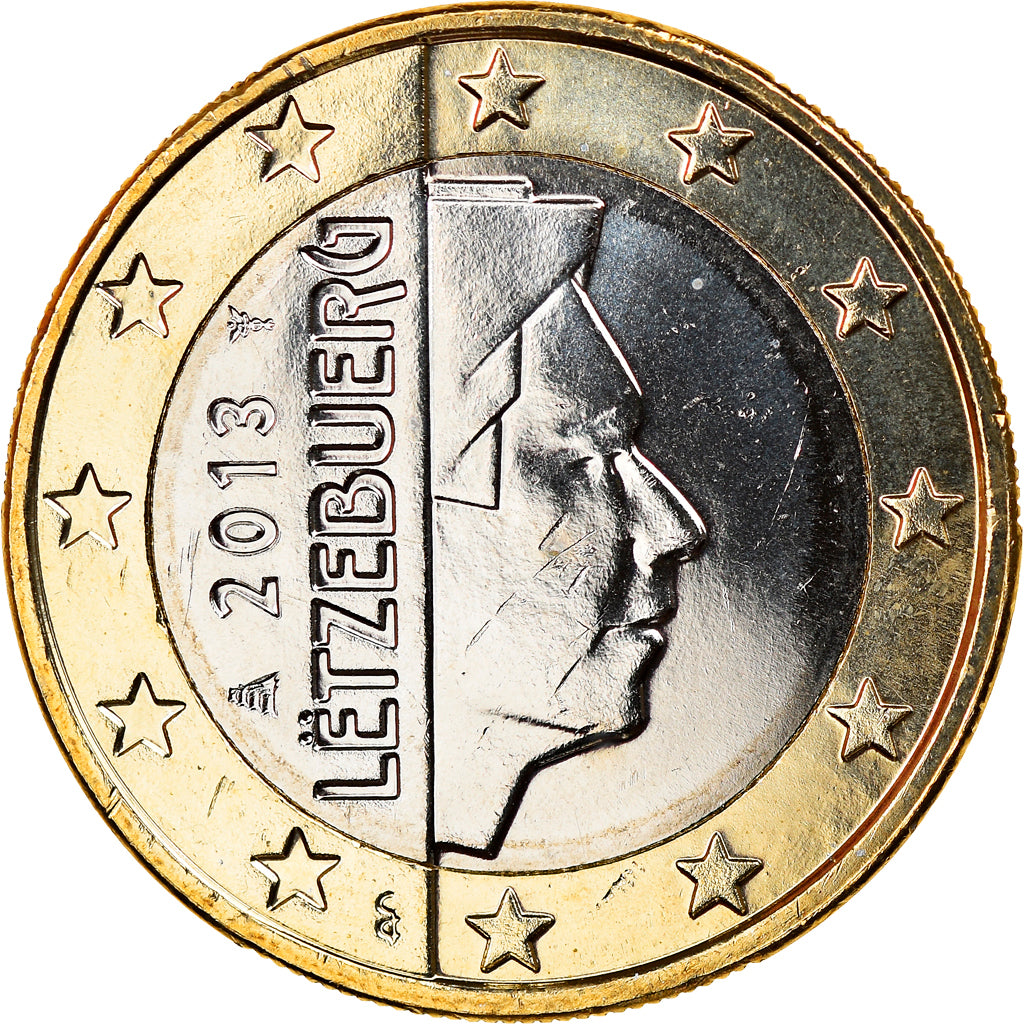 Luxembourg, Euro, 2013, MS(63), Bi-Metallic, KM:New
