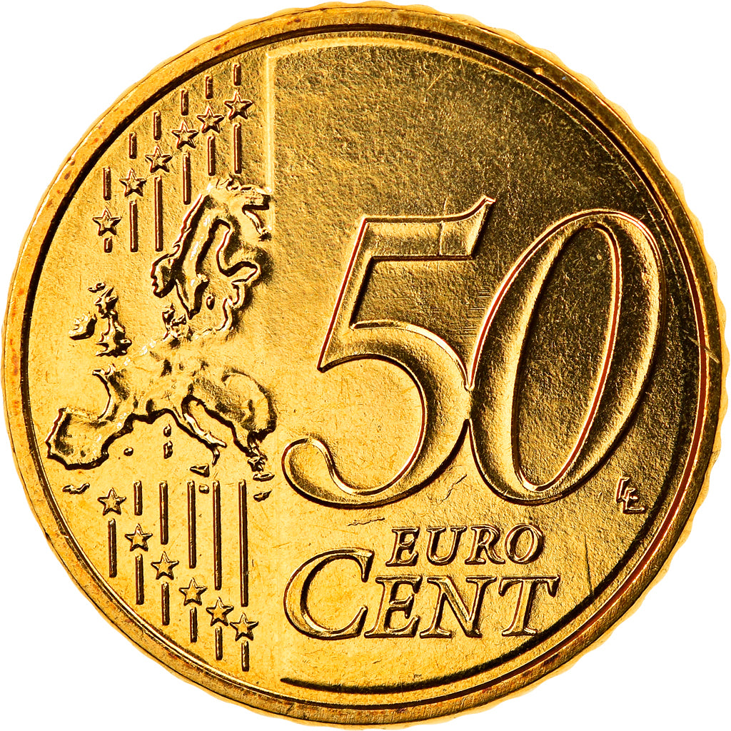 Luxembourg, 50 Euro Cent, 2013, Utrecht, MS(63), Brass, KM:New
