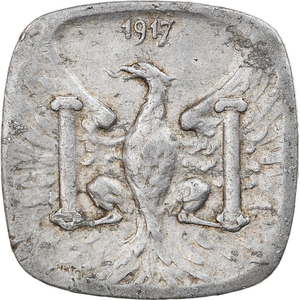 Monnaie, France, Ville de Besançon, Besançon, 10 Centimes, 1917, TTB
