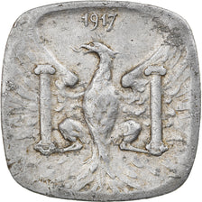 Moneta, Francia, Ville de Besançon, Besançon, 10 Centimes, 1917, BB, Alluminio