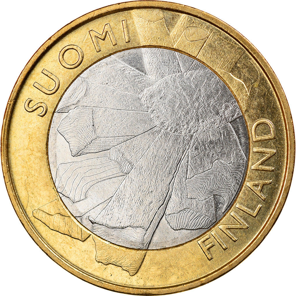 Finlandia, 5 Euro, 2011, Vantaa, SPL-, Bi-metallico, KM:171