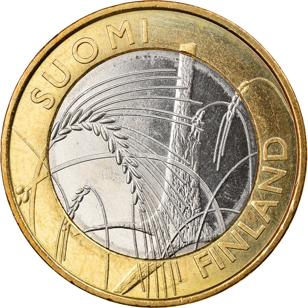 Finlandia, 5 Euro, 2011, Vantaa, SPL-, Bi-metallico, KM:162