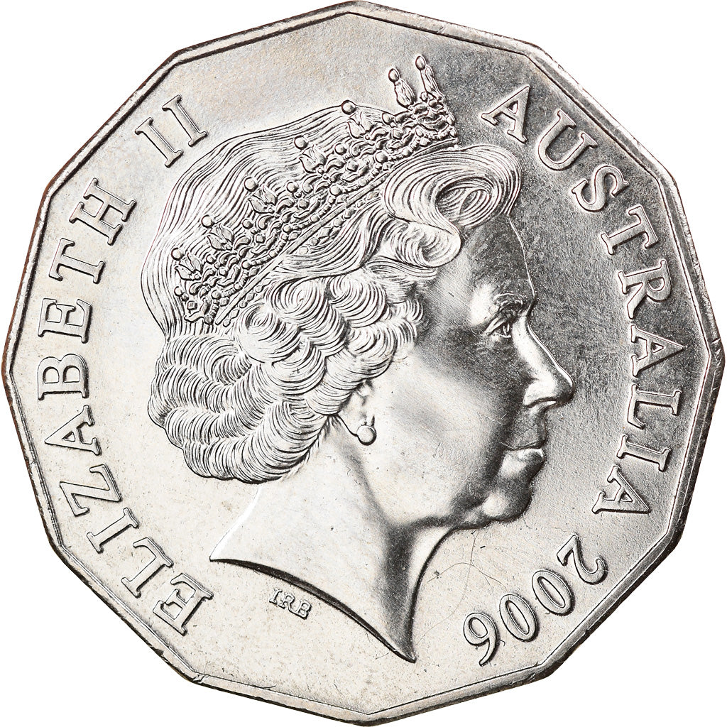 Coin, Australia, 50 Cents, 2006, Shooting, AU(55-58), Copper-nickel, KM:772