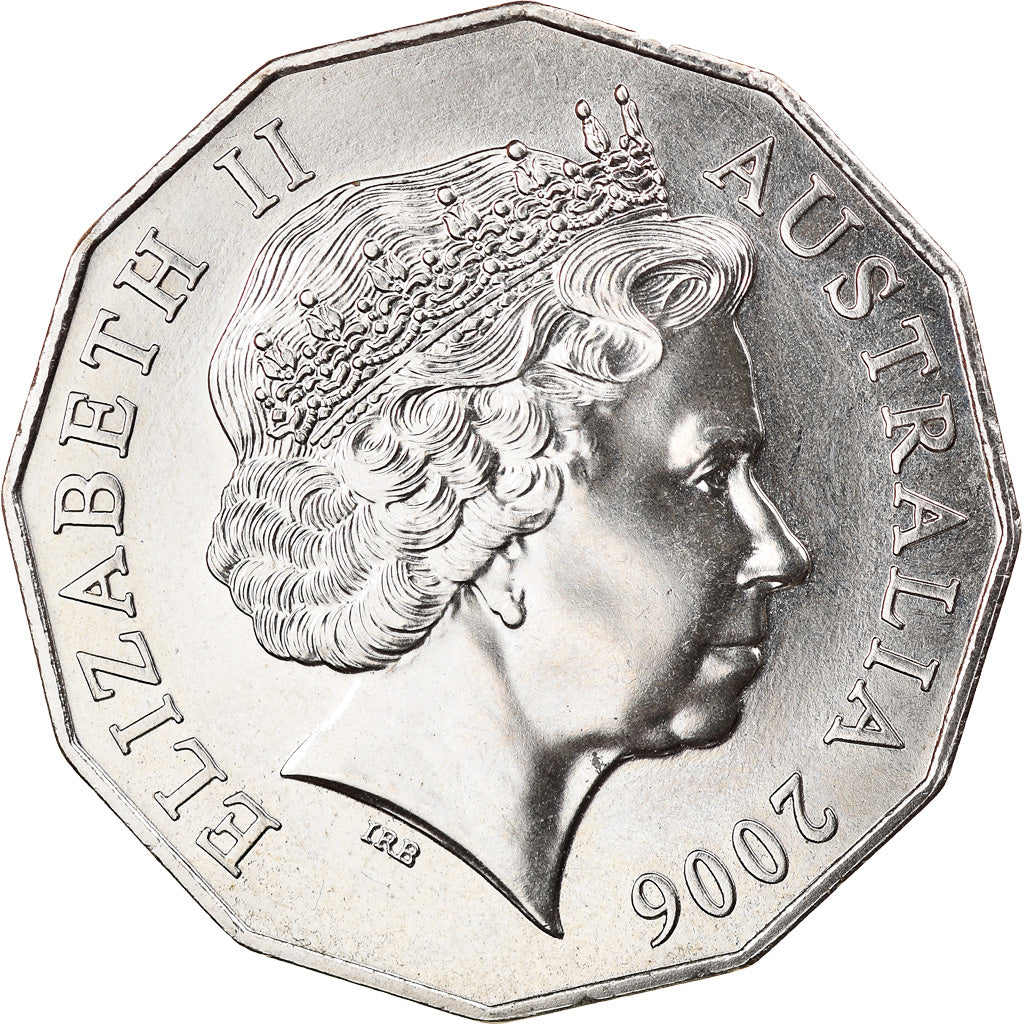 Coin, Australia, 50 Cents, 2006, Weightlifting, AU(55-58), Copper-nickel, KM:773