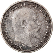 Coin, Great Britain, Edward VII, 3 Pence, 1904, VF(30-35), Silver, KM:797.1