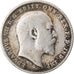 Coin, Great Britain, Edward VII, 3 Pence, 1909, VF(30-35), Silver, KM:797.2