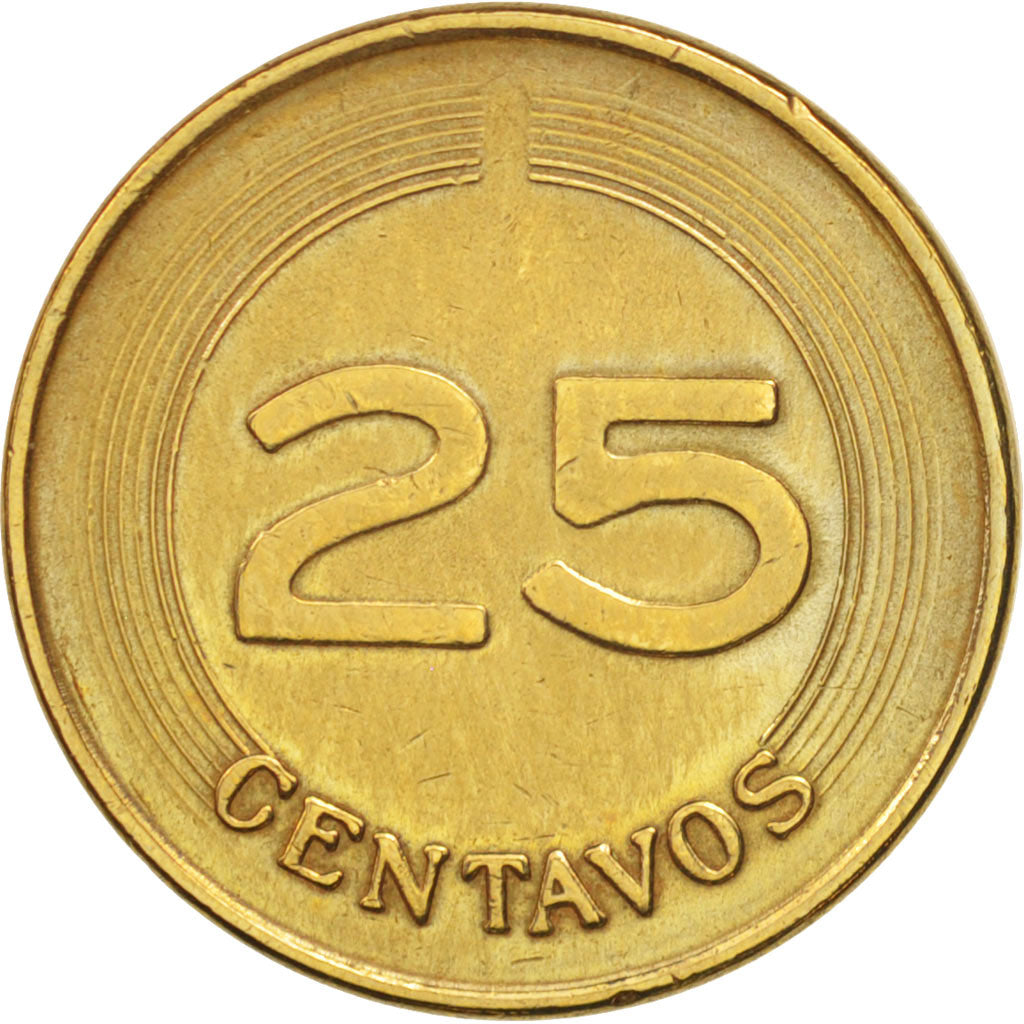 Colombia, 25 Centavos, 1979, AU(50-53), Aluminum-Bronze, KM:267