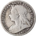 Coin, Great Britain, Victoria, 3 Pence, 1895, VF(20-25), Silver, KM:777