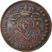 Coin, Belgium, Leopold II, 2 Centimes, 1876, AU(50-53), Copper, KM:35.1