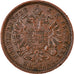 Coin, Austria, Franz Joseph I, Kreuzer, 1891, AU(50-53), Copper, KM:2187