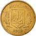 Moeda, Ucrânia, 10 Kopiyok, 2009, Kyiv, VF(20-25), Alumínio-Bronze, KM:1.1b