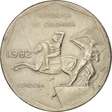 Colombie, 10 Pesos, 1982, TTB+, Copper-Nickel-Zinc, KM:270