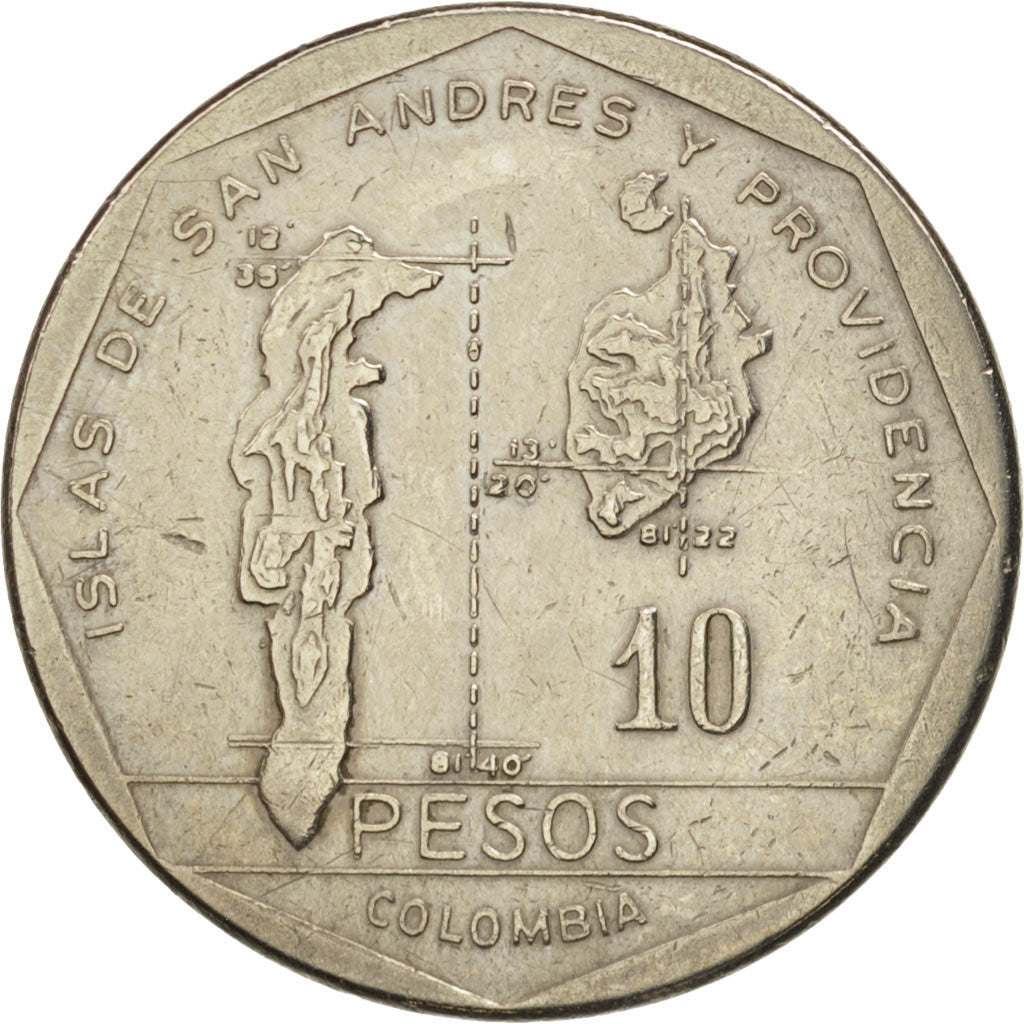 Colombie, 10 Pesos, 1982, TTB+, Copper-Nickel-Zinc, KM:270