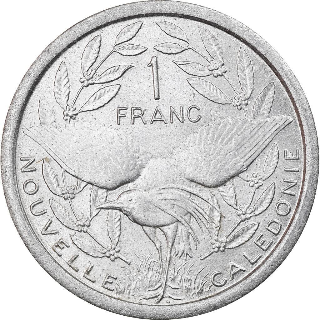 Coin, New Caledonia, Franc, 1971, Paris, EF(40-45), Aluminum, KM:8