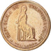 Colombia, 5 Pesos, 1980, AU(50-53), Bronze, KM:268