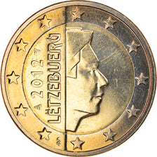 Coin, Luxembourg, Henri, 2 Euro, 2012, AU(55-58), Bi-Metallic, KM:93