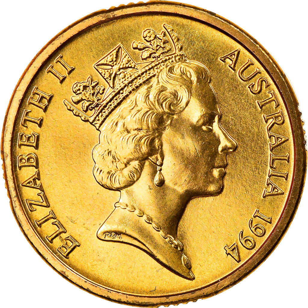 Coin, Australia, Elizabeth II, 2 Dollars, 1994, MS(63), Aluminum-Bronze, KM:101