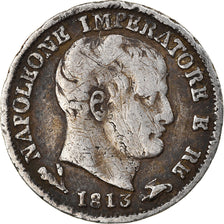 Moneta, DEPARTAMENTY WŁOSKIE, KINGDOM OF NAPOLEON, Napoleon I, 5 Soldi, 1813