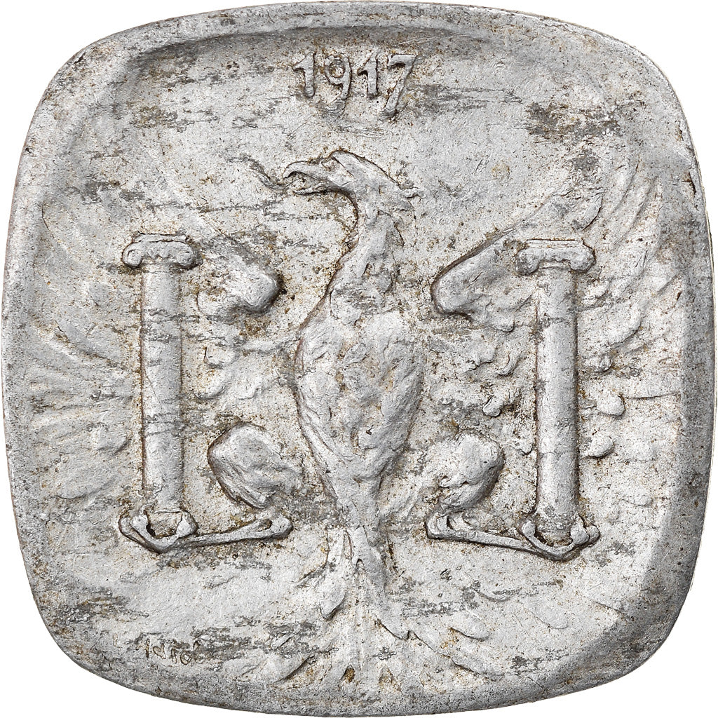 Moeda, França, Besançon, 10 Centimes, 1917, Monnaie de nécessité, VF(20-25)